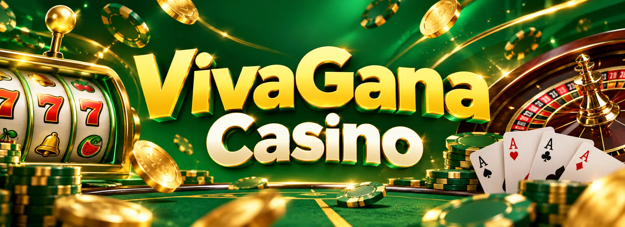 Banner de bienvenida de VivaGana Casino México con el bono del 200% y 100 giros gratis